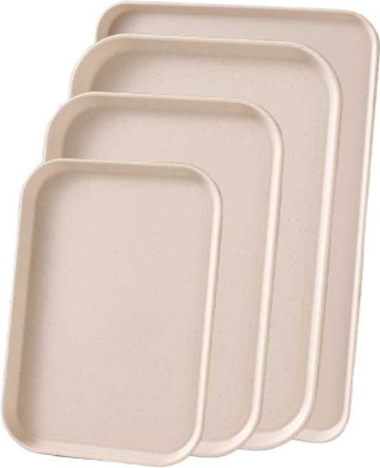 꼬까 마카롱 쟁반 4종 세트, 베이지, 1세트