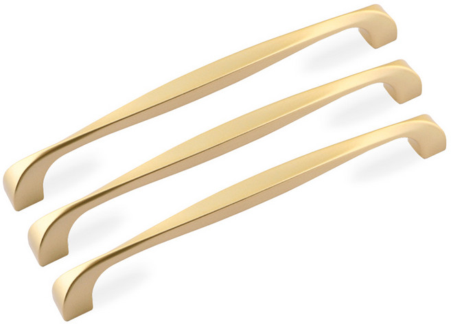 모네스페스 스탬 가구 손잡이 192mm, 골드, 3개