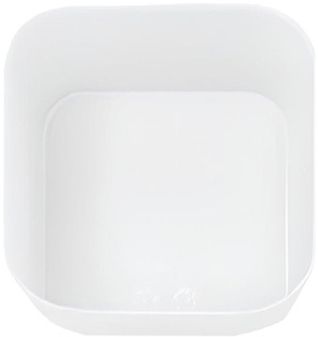 구디푸디 공간맞춤 칸막이 서랍정리함, 반투명 화이트, 1개