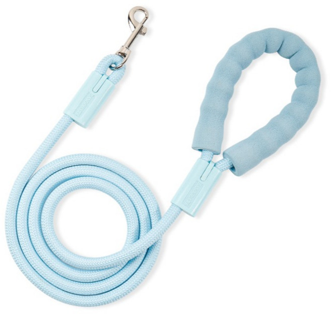 파스텔펫 반려동물 폼폼 파스텔 리드줄, 블루, 1개