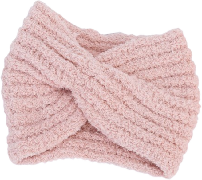 꾸지 부드러운 극세사 세안 헤어밴드 21 x 15 cm, 핑크, 1개