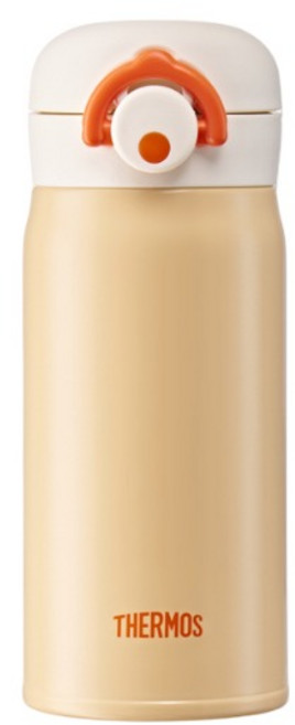 써모스 마이 디자인 보틀 원터치 타입 시즌3 커스텀버전 보온보냉병 JNR-352KS-OR, 오렌지, 350ml, 1개