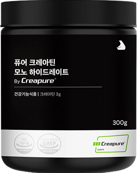잠백이 퓨어 크레아틴 모노 하이드레이트, 300g, 1개 - 쿠팡