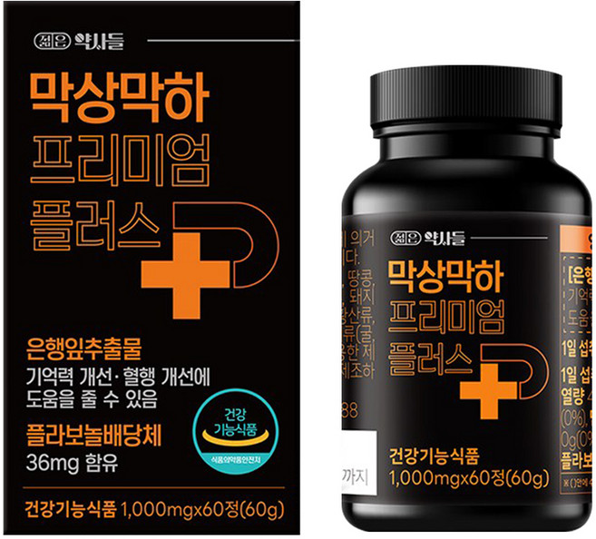 젊은약사들 막상막하 프리미엄 플러스 60g, 1개, 60정