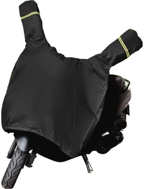 YORI CAR 優里 獨家訂製 加大款機車龍頭罩 有耳款 30g, 黑色