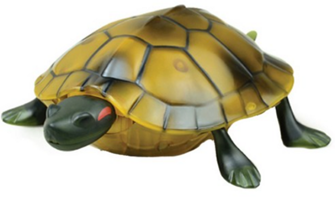 거북이 RC 무선조종 작동 동물완구, 옐로우, 1개