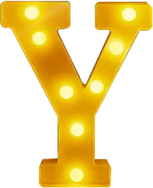 生活King 字母裝飾燈, Y
