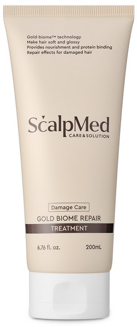 스칼프메드 골드바이옴 단백질 헤어 트리트먼트, 200ml, 1개