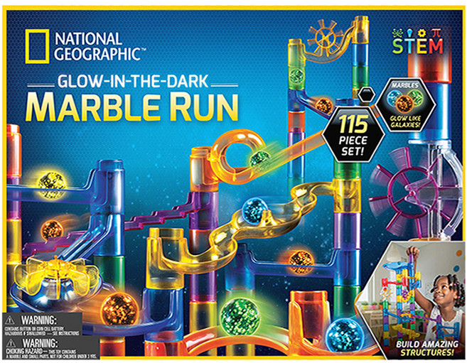 내셔널지오그래픽 야광 마블런 115 PCS RTNGMRGID115, 혼합색상, 1개