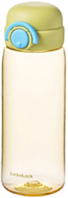 락앤락 스쿨핏 스위치캡 보틀 ABF884, 옐로그린(ABF884YGRN), 520ml, 1개