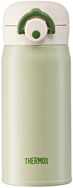 써모스 마이 디자인 보틀 원터치 타입 시즌3 커스텀버전 텀블러 JNR-352KS, 그린, 350ml, 1개