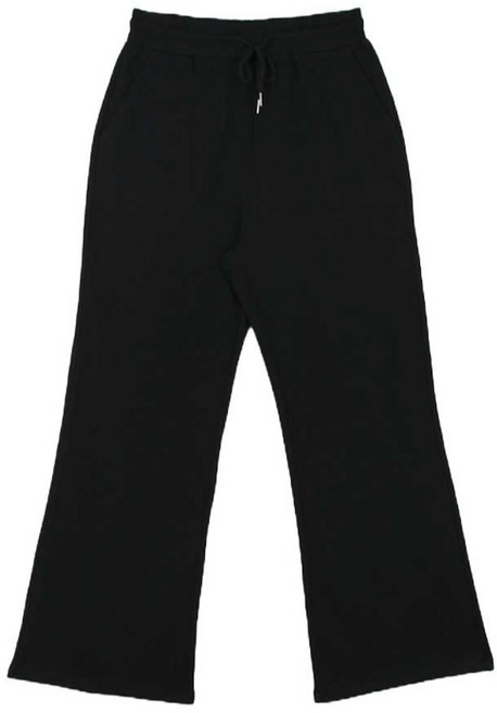 플랜데이 여성용 와이드 부츠컷핏 3기장 투르 트레이닝 팬츠 미디움