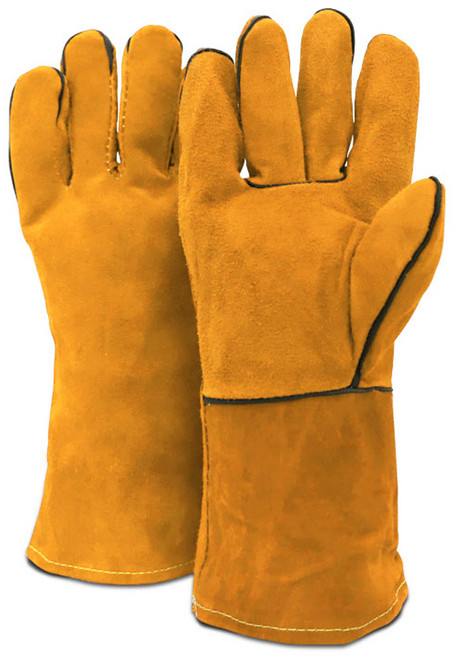 카르닉 캠핑용 세이프티 장갑 양손착용 세트 노랑, 1세트