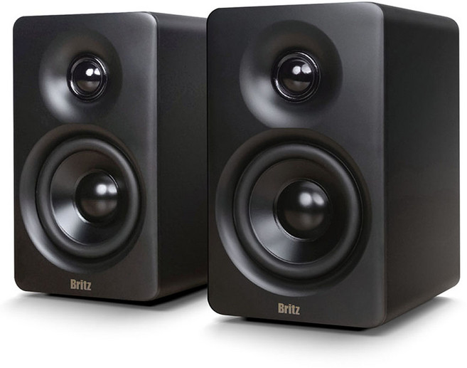 브리츠 블루투스 v5.3 홈스튜디오 모니터 스피커, BR-Monitor6, 블랙