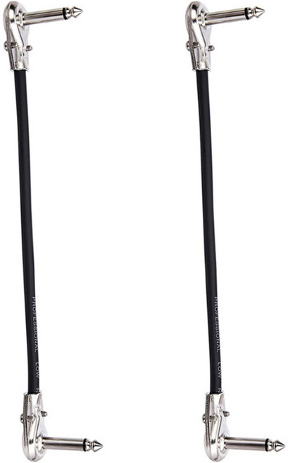 테일스타 기타 이펙터 패치케이블 패달연결잭 페달보드 기타케이블 실버 2p, 1개