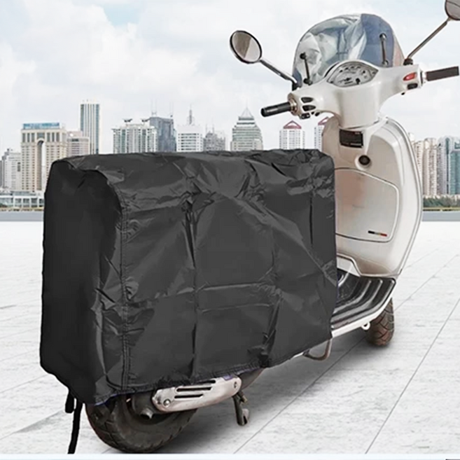 YORI CAR 優里 機車車尾罩/機車後座車罩/機車車罩/摩托車罩/防水車罩 20g, 黑色