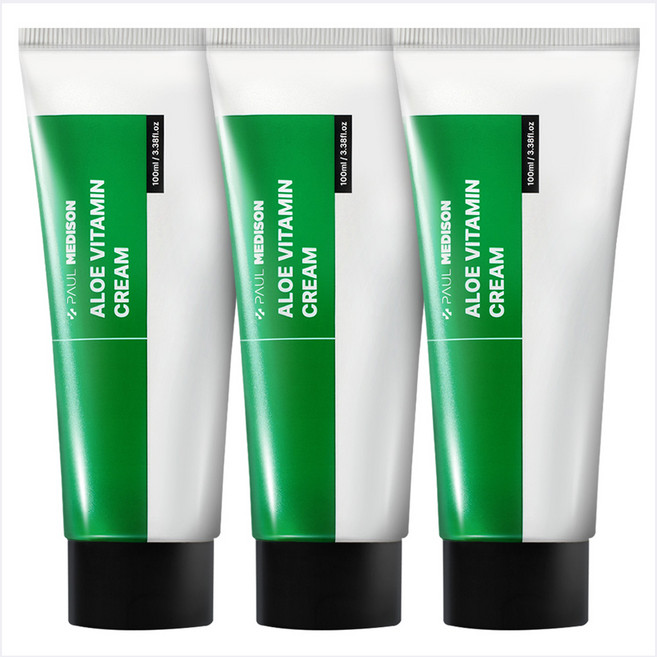 폴메디슨 알로에 비타민 크림, 3개, 100ml