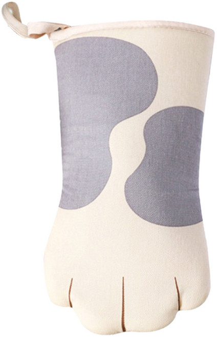 바른리빙 냥발 주방장갑, 그레이, 1개