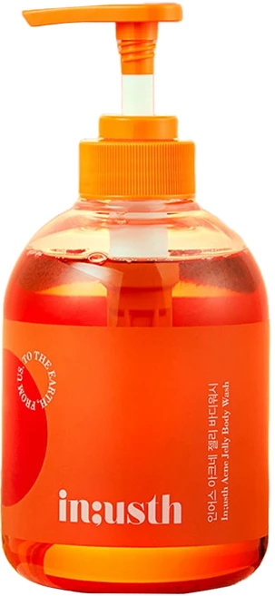 인어스 아크네 젤리 바디워시 시트러스, 490ml, 1개 - 쿠팡