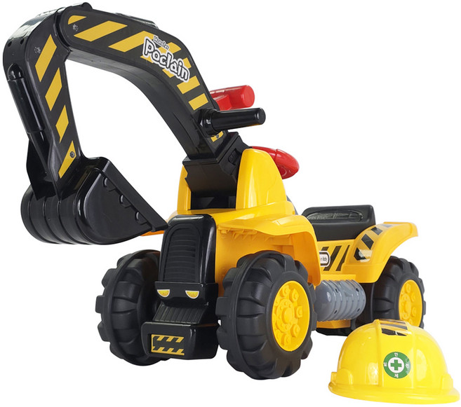 펀엔베이비 몬스터 포크레인 붕붕카, 노랑 + 블랙, 1개