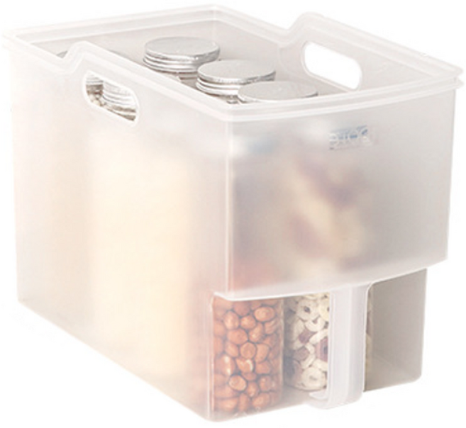 비투윈 튼튼한 주방 수납 정리용품, 투명, 1개