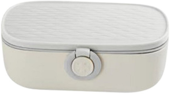 레디엘로 가정용 반짇고리 라운드 바느질 상자 세트, 화이트, 1세트