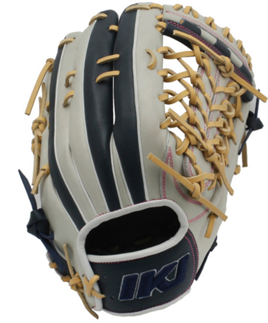 IKJ 외야 글러브 우투용 CR OF-X1 SS, LGREY + NAVY + CAMEL + BLACK, 1개