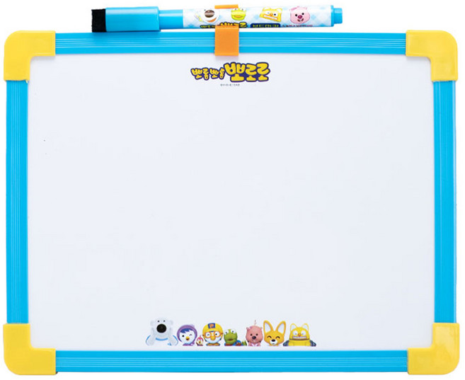 비앤씨 뽀로로 미니 철판 화이트 보드 한글공부 따라쓰기, 1개