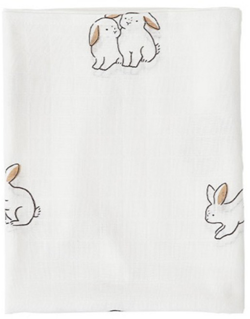도노도노 아기 순면 코튼 라이트 블랭킷, 도노래빗