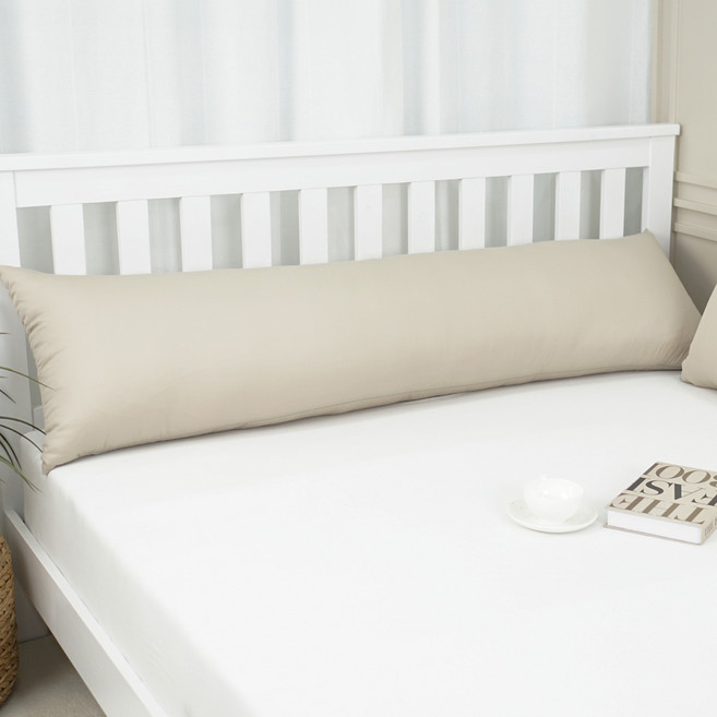 콤피라이프 국내 제조 몰랑말랑 사각 바디필로우, 베이지