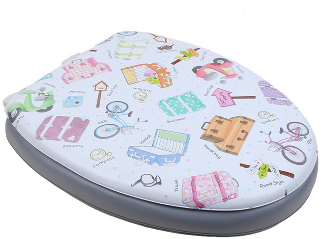 투투파파 프리미엄 쿠션 소프트 다빈치 변기커버 35mm, 다빈치 그레이, 1개