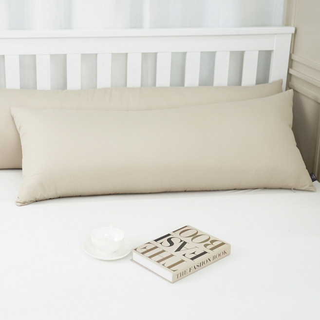 콤피라이프 국내 제조 몰랑말랑 사각 바디필로우, 베이지