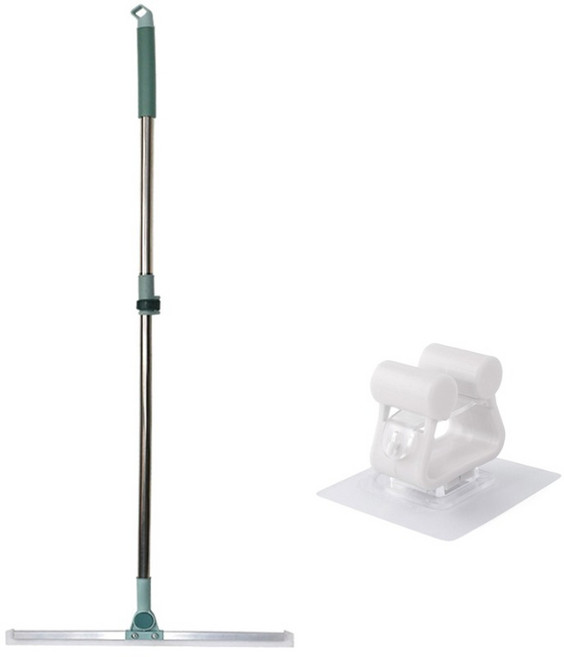 모나코올리브 와이드 매직비 스퀴지 빗자루 + 이지 밀대걸이 세트, 1세트