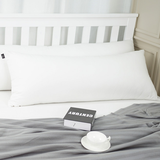 콤피라이프 국내 제조 몰랑말랑 사각 바디필로우, 화이트