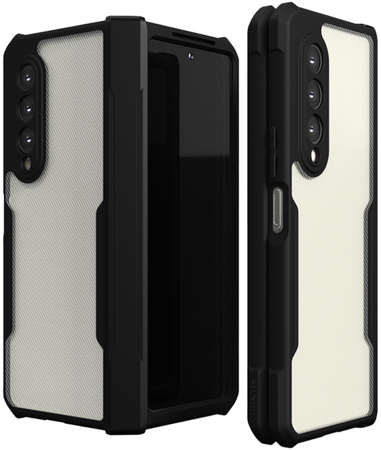 엑씨 파비스 힌지 보호 에어범퍼 지문방지 무광 풀커버 범퍼 휴대폰 케이스