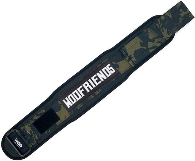 와드프렌즈 나일론 리프팅 크로스핏 허리보호 벨트, 1개, 카모