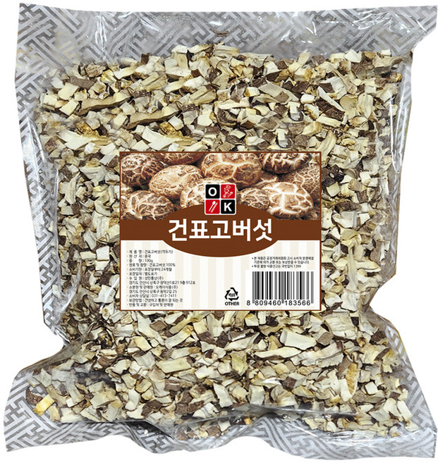 오케이식품 건 표고깍두기, 1개, 100g