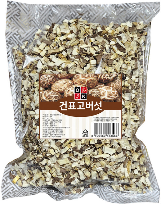오케이식품 건 표고깍두기, 1개, 1kg