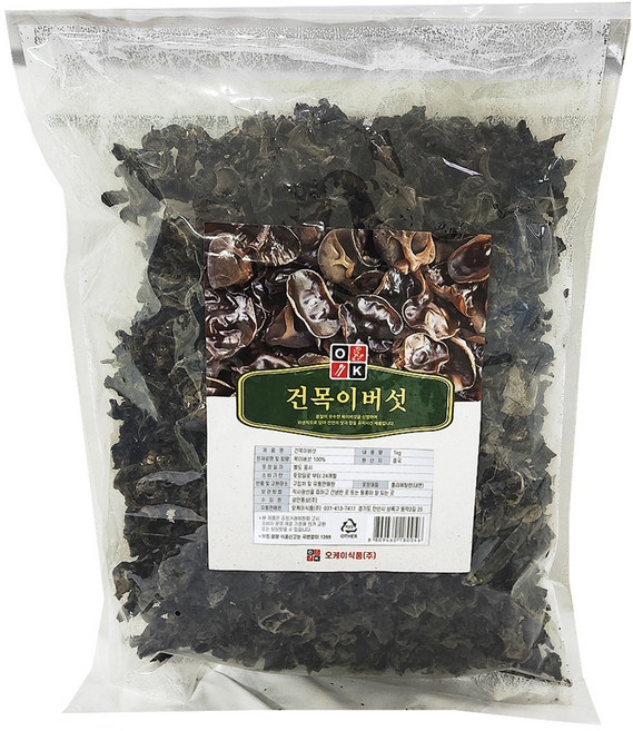 OK 乾木耳, 1kg, 1個