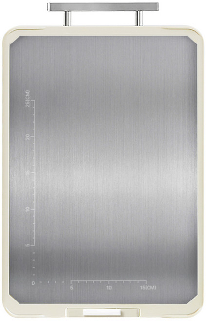 네이쳐리빙 SUS316 프리미엄 스테인리스 양면 도마, 혼합색상, 1개