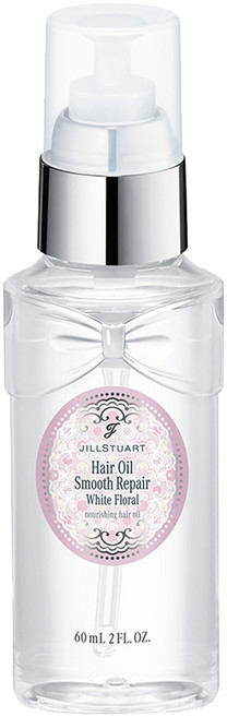 JILLSTUART 白花香柔順護理髮油, 1瓶, 60ml