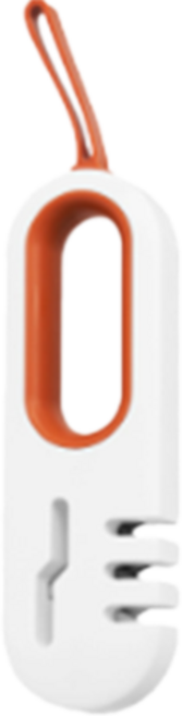 리빙랩스 칼갈이 가위갈이, 오렌지, 1개