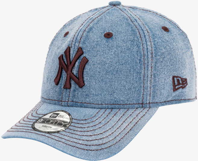 뉴에라 아동용 MLB 뉴욕 양키스 데님 시리즈 언스트럭쳐 볼캡 14666522