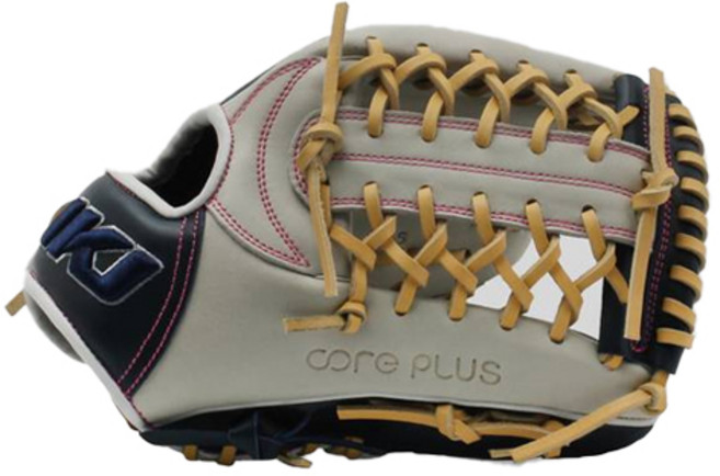 IKJ 올라운드 글러브 우투용 CR BP-5(LG/NV)SS, 라이트그레이 + 네이비, 1개