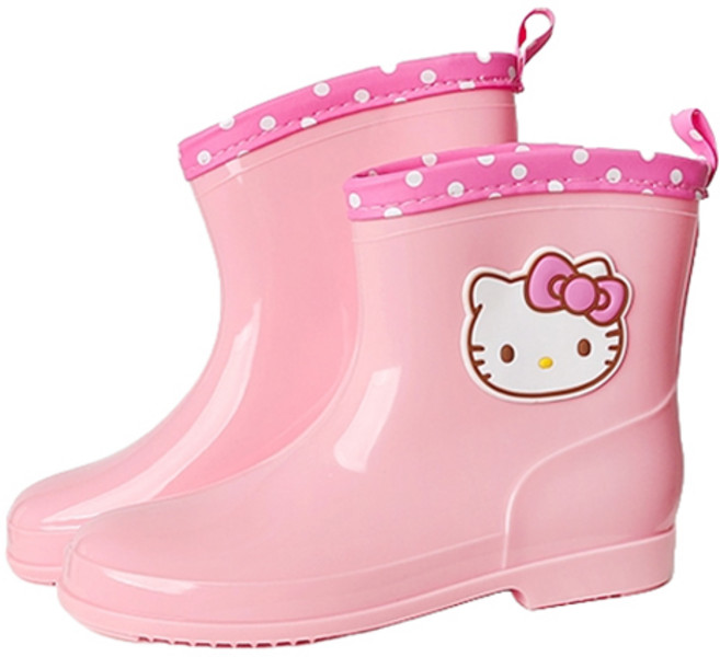 산리오 여아용 헬로키티 밀크 장화