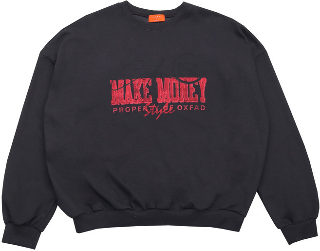 라라온 여성용 면 루즈핏 심플 맨투맨 TSP2005