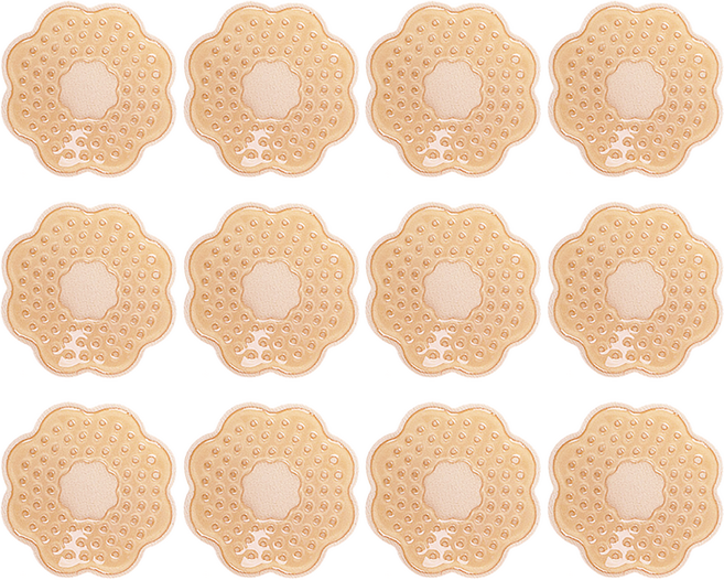 뷰티인뷰티 패브릭 실리콘 에어홀 대형 니플패치 플라워