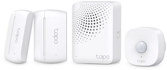 티피링크 Tapo 스마트 무선 센서 스타터 방범 키트 세트, 1세트, Tapo T30 Kit