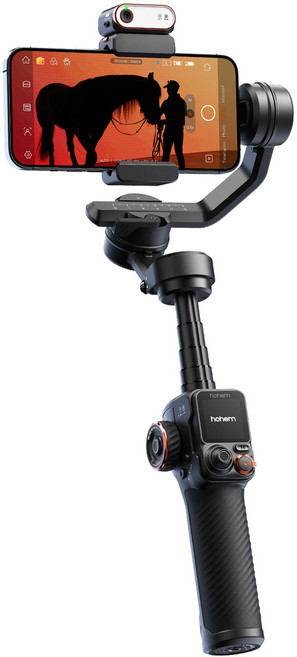 호헴 iSteady AI 비전 센서 3축 분리형 터치 스크린 리모컨 스마트폰 짐벌 M7, 1개