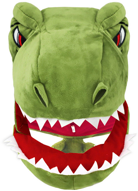 高級派對張嘴恐龍帽, 綠色, 1個